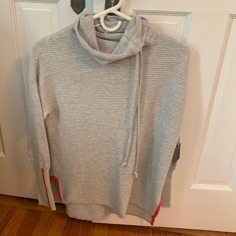 Brand new gray cow neck sweater